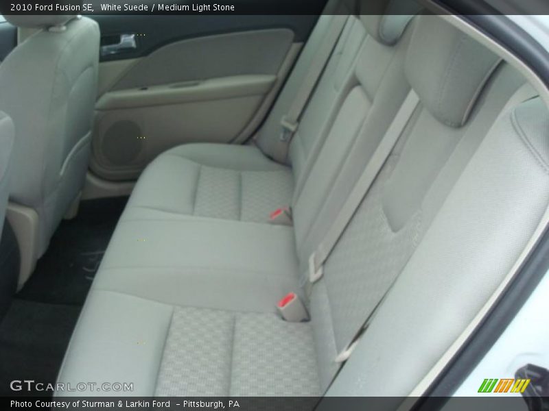 White Suede / Medium Light Stone 2010 Ford Fusion SE