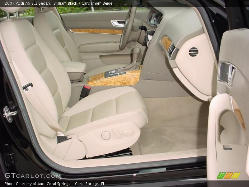 Brilliant Black / Cardamom Beige 2007 Audi A6 3.2 Sedan