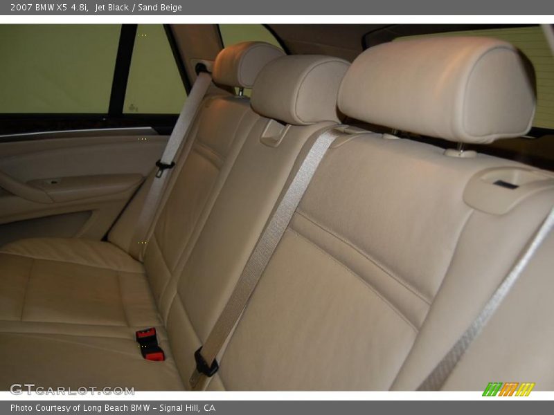 Jet Black / Sand Beige 2007 BMW X5 4.8i