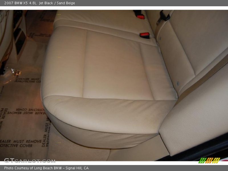 Jet Black / Sand Beige 2007 BMW X5 4.8i