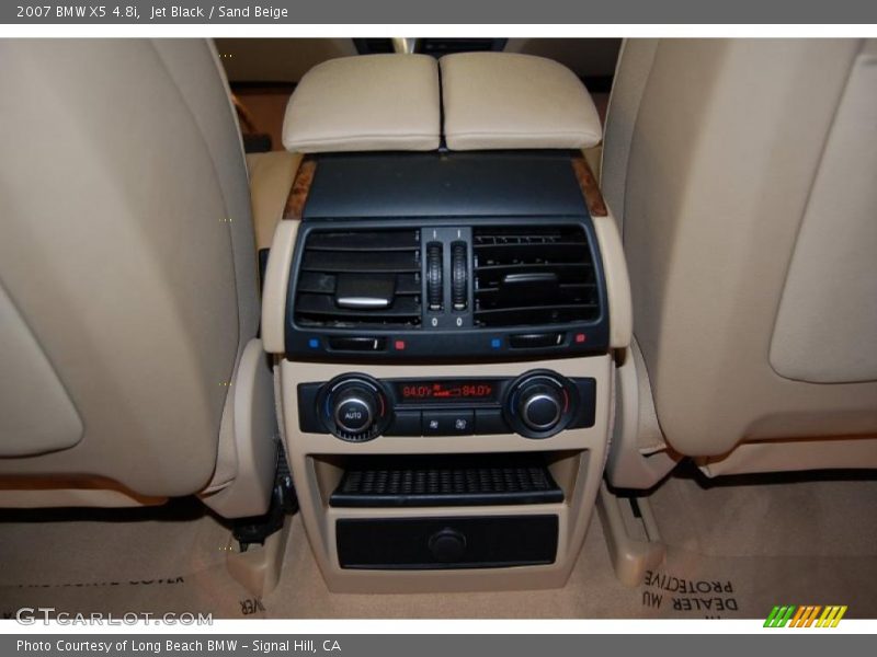 Jet Black / Sand Beige 2007 BMW X5 4.8i