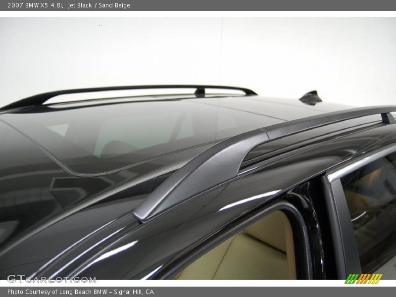 Jet Black / Sand Beige 2007 BMW X5 4.8i