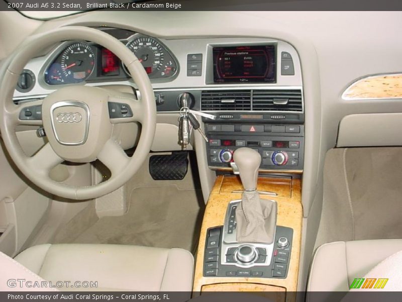 Brilliant Black / Cardamom Beige 2007 Audi A6 3.2 Sedan