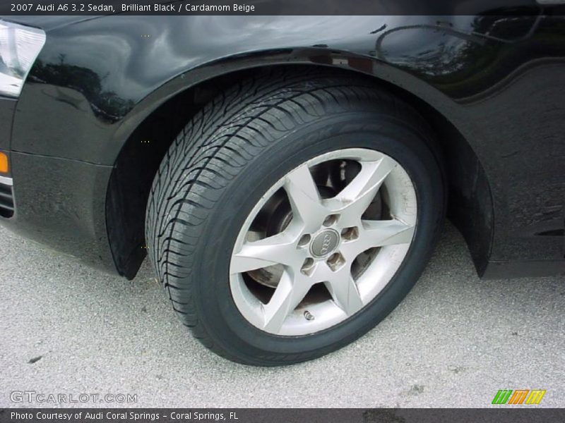 Brilliant Black / Cardamom Beige 2007 Audi A6 3.2 Sedan