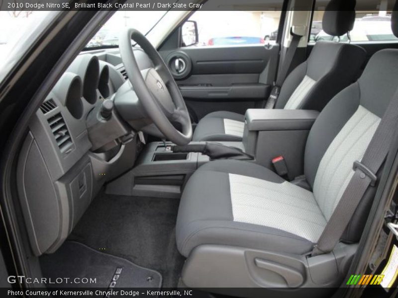Brilliant Black Crystal Pearl / Dark Slate Gray 2010 Dodge Nitro SE