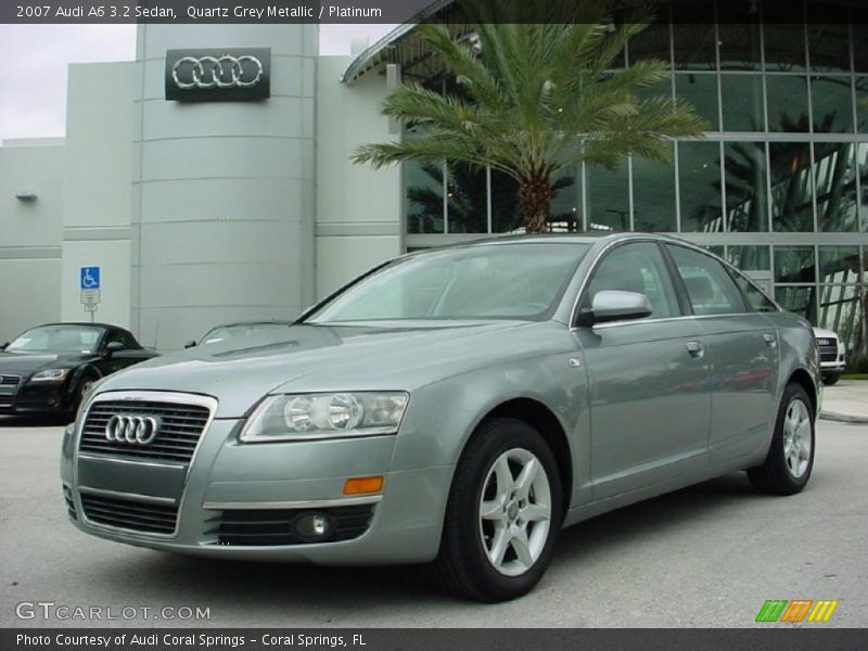 Quartz Grey Metallic / Platinum 2007 Audi A6 3.2 Sedan