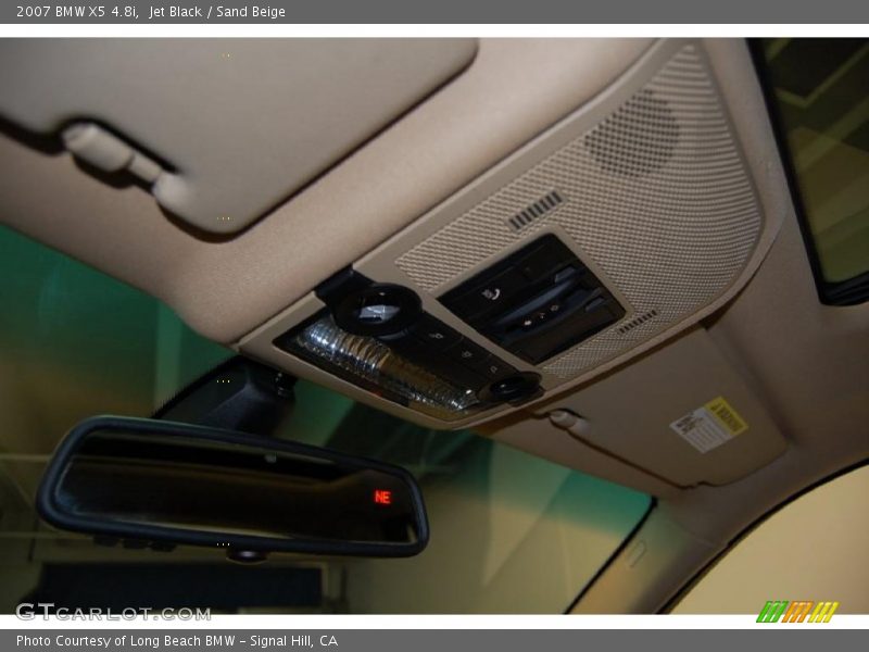 Jet Black / Sand Beige 2007 BMW X5 4.8i