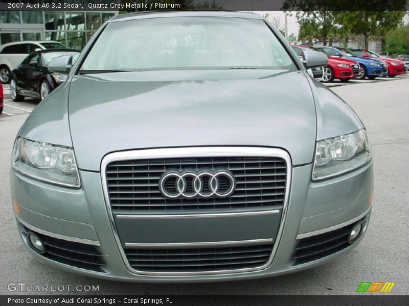 Quartz Grey Metallic / Platinum 2007 Audi A6 3.2 Sedan