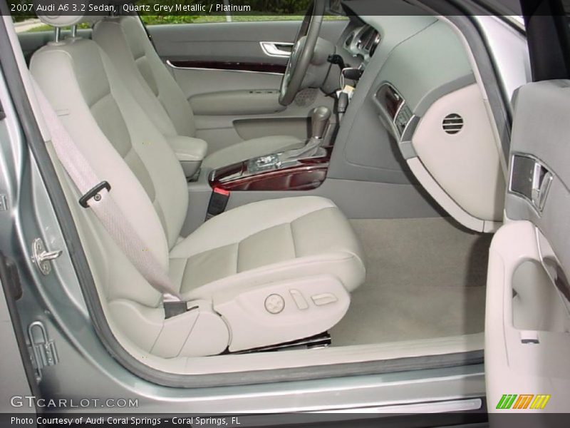 Quartz Grey Metallic / Platinum 2007 Audi A6 3.2 Sedan