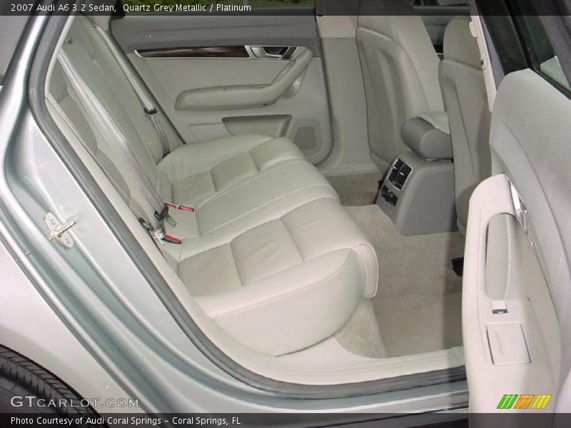 Quartz Grey Metallic / Platinum 2007 Audi A6 3.2 Sedan