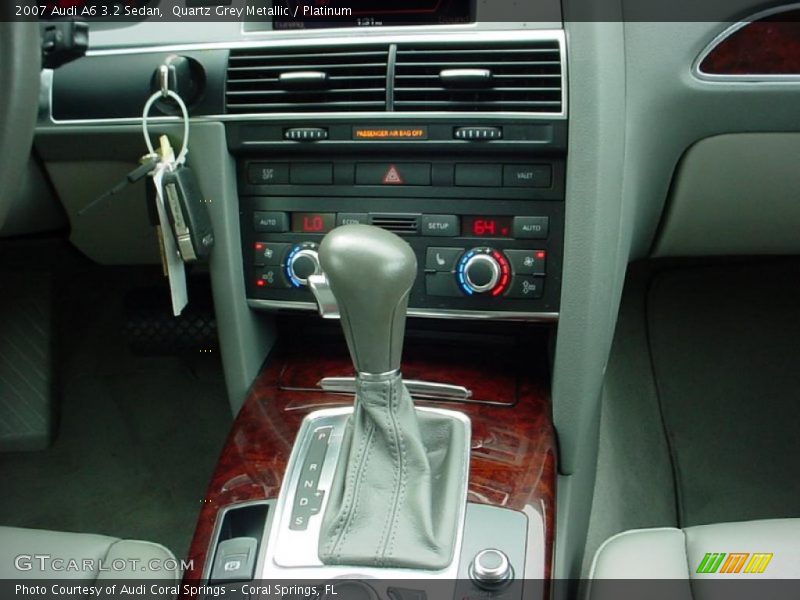 Quartz Grey Metallic / Platinum 2007 Audi A6 3.2 Sedan