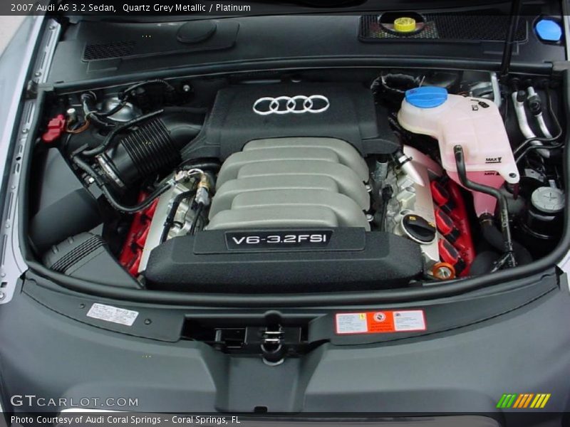Quartz Grey Metallic / Platinum 2007 Audi A6 3.2 Sedan