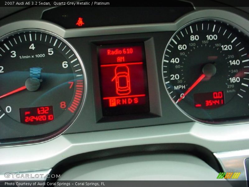 Quartz Grey Metallic / Platinum 2007 Audi A6 3.2 Sedan