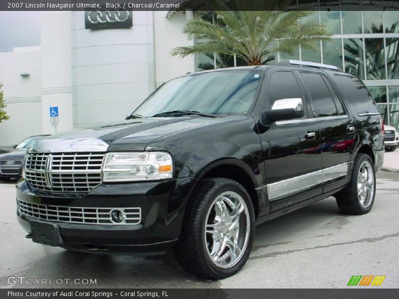 Black / Charcoal/Caramel 2007 Lincoln Navigator Ultimate