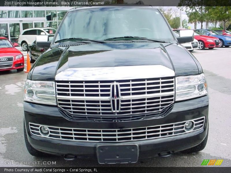 Black / Charcoal/Caramel 2007 Lincoln Navigator Ultimate