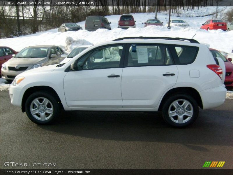 Super White / Ash Gray 2009 Toyota RAV4 V6 4WD