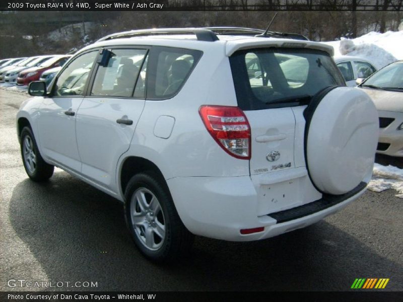 Super White / Ash Gray 2009 Toyota RAV4 V6 4WD
