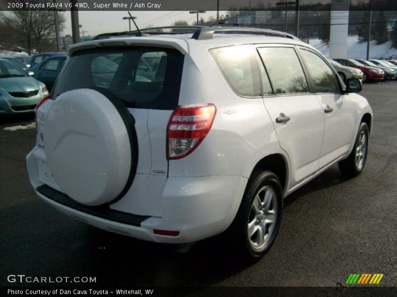 Super White / Ash Gray 2009 Toyota RAV4 V6 4WD