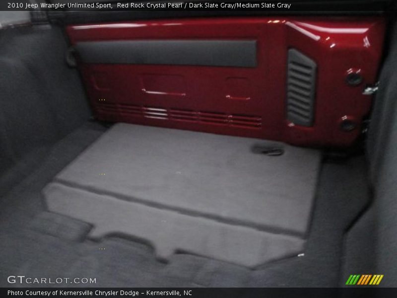 Red Rock Crystal Pearl / Dark Slate Gray/Medium Slate Gray 2010 Jeep Wrangler Unlimited Sport