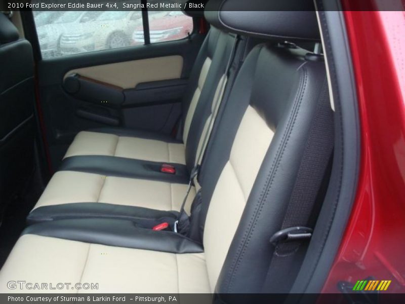 Sangria Red Metallic / Black 2010 Ford Explorer Eddie Bauer 4x4
