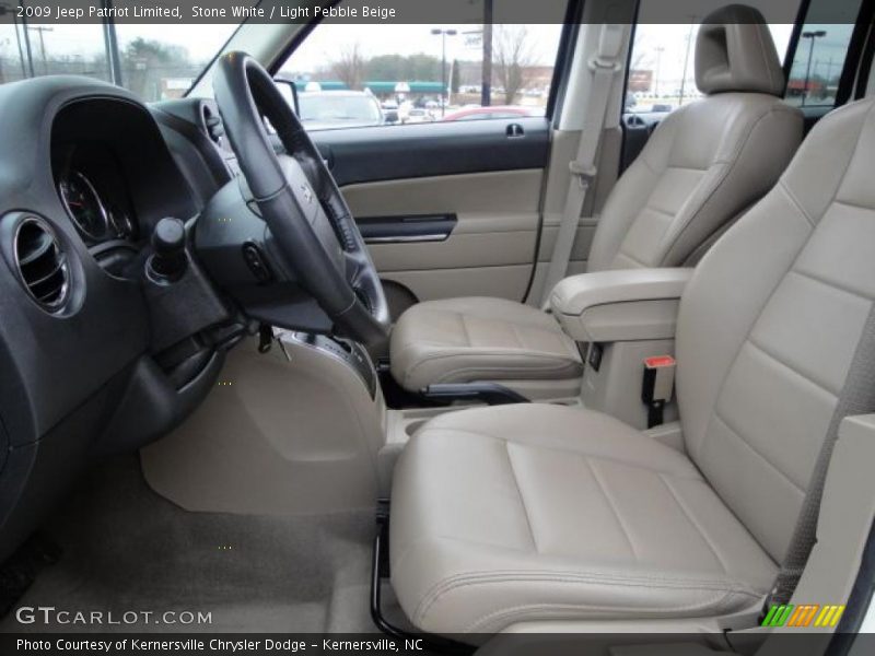 Stone White / Light Pebble Beige 2009 Jeep Patriot Limited