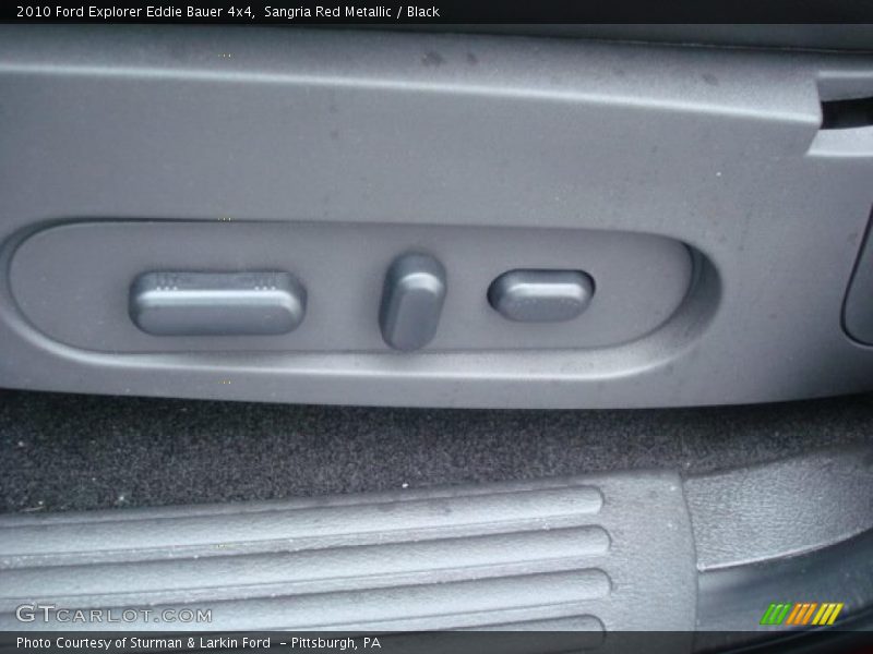 Sangria Red Metallic / Black 2010 Ford Explorer Eddie Bauer 4x4