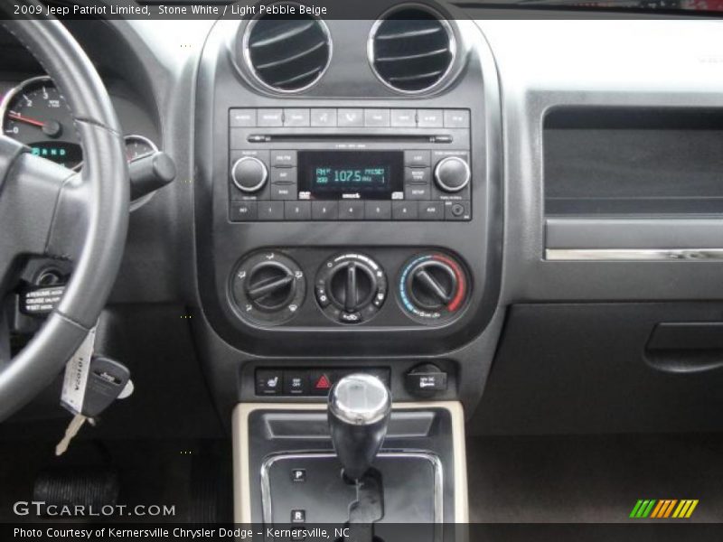 Stone White / Light Pebble Beige 2009 Jeep Patriot Limited