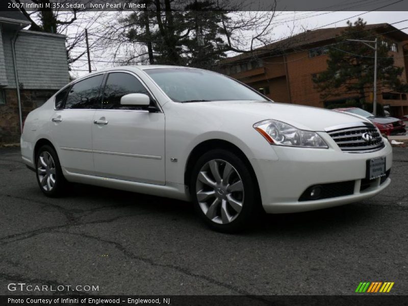 Ivory Pearl / Wheat 2007 Infiniti M 35x Sedan