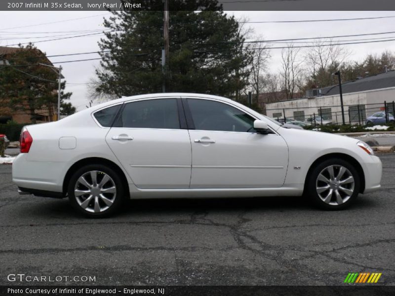 Ivory Pearl / Wheat 2007 Infiniti M 35x Sedan