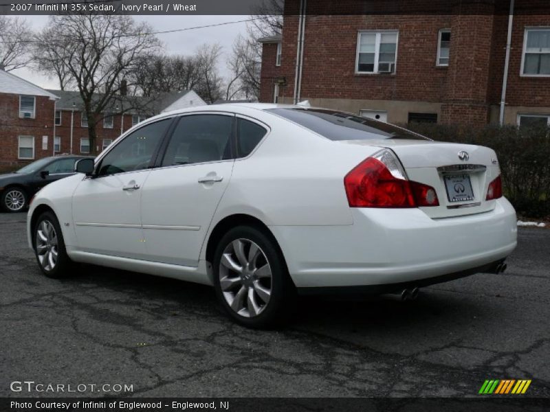 Ivory Pearl / Wheat 2007 Infiniti M 35x Sedan