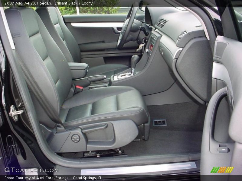 Brilliant Black / Ebony 2007 Audi A4 2.0T Sedan