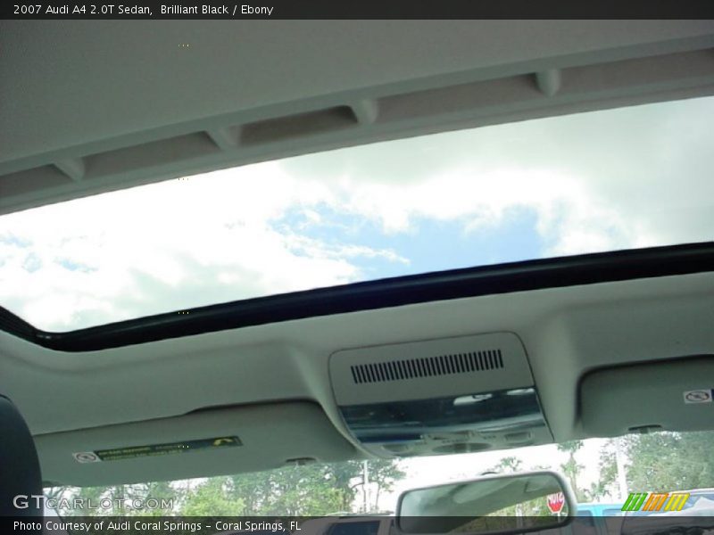 Brilliant Black / Ebony 2007 Audi A4 2.0T Sedan