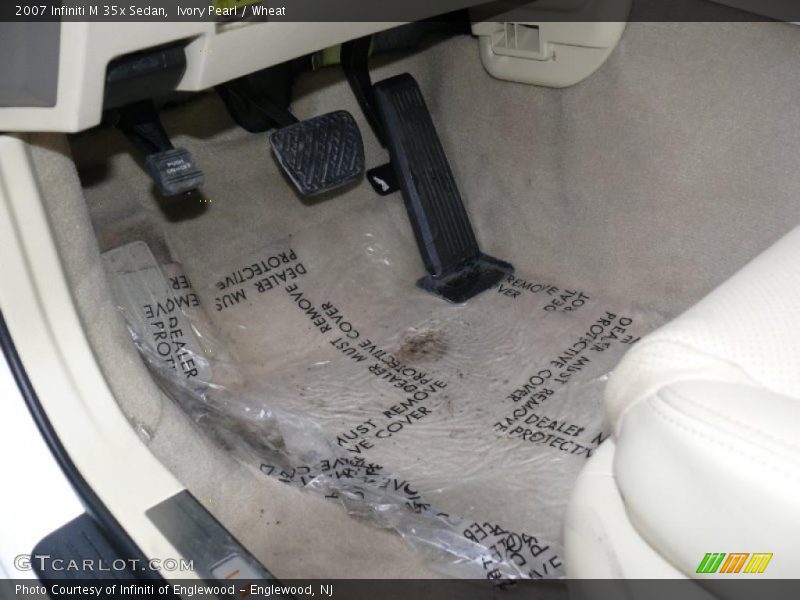 Ivory Pearl / Wheat 2007 Infiniti M 35x Sedan