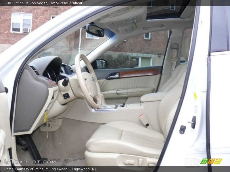 Ivory Pearl / Wheat 2007 Infiniti M 35x Sedan