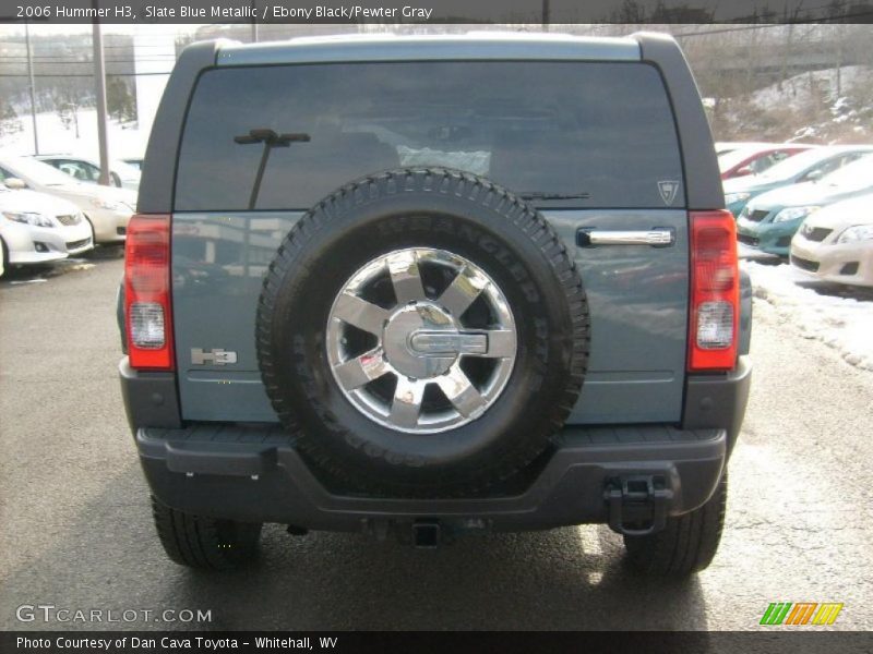 Slate Blue Metallic / Ebony Black/Pewter Gray 2006 Hummer H3