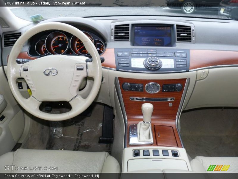 Ivory Pearl / Wheat 2007 Infiniti M 35x Sedan