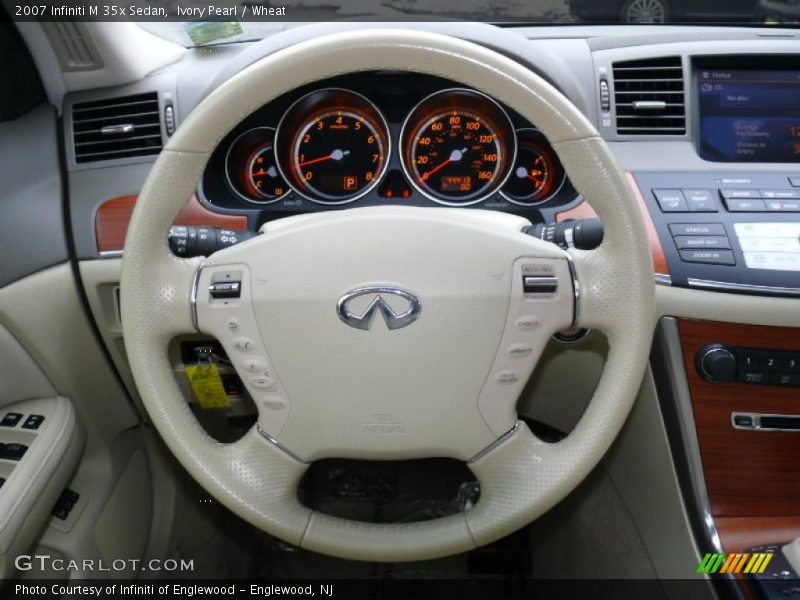 Ivory Pearl / Wheat 2007 Infiniti M 35x Sedan