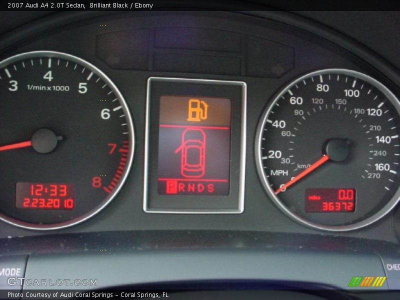 Brilliant Black / Ebony 2007 Audi A4 2.0T Sedan