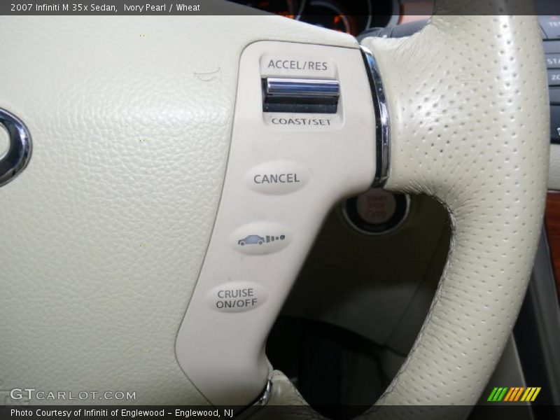 Ivory Pearl / Wheat 2007 Infiniti M 35x Sedan