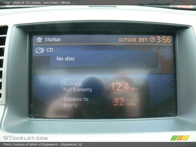 Ivory Pearl / Wheat 2007 Infiniti M 35x Sedan