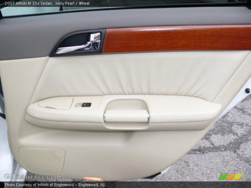 Ivory Pearl / Wheat 2007 Infiniti M 35x Sedan
