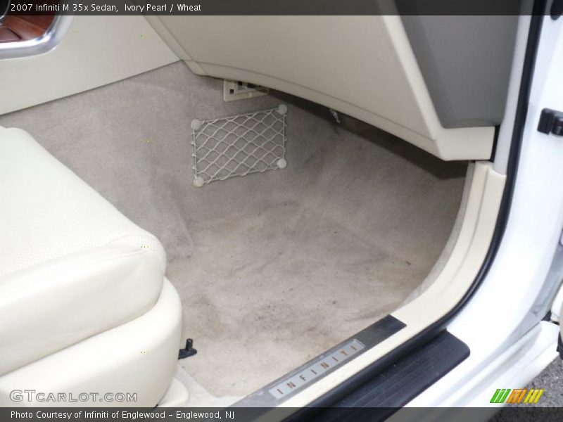 Ivory Pearl / Wheat 2007 Infiniti M 35x Sedan
