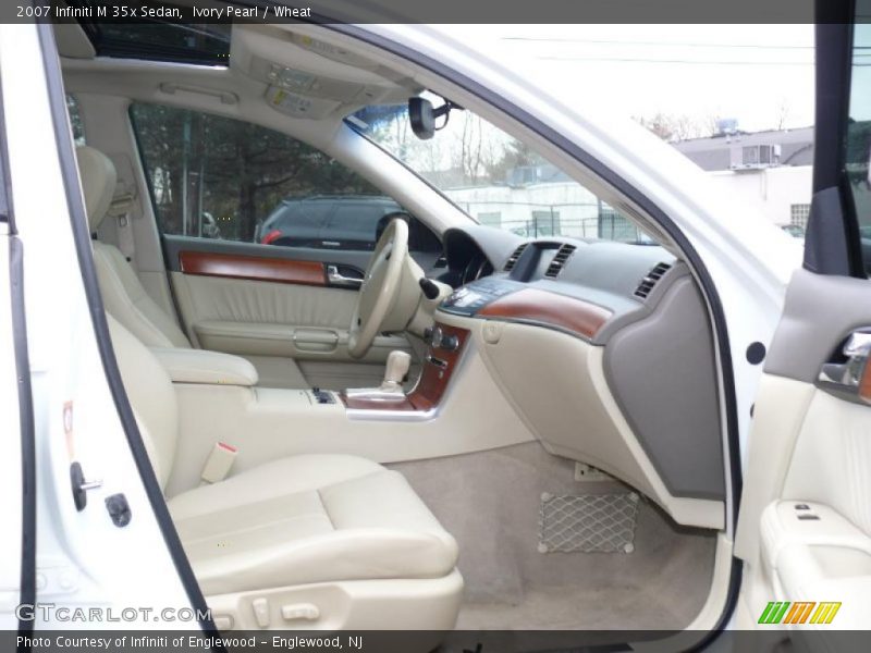 Ivory Pearl / Wheat 2007 Infiniti M 35x Sedan