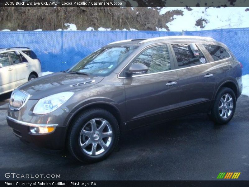 Cocoa Metallic / Cashmere/Cocoa 2008 Buick Enclave CXL AWD