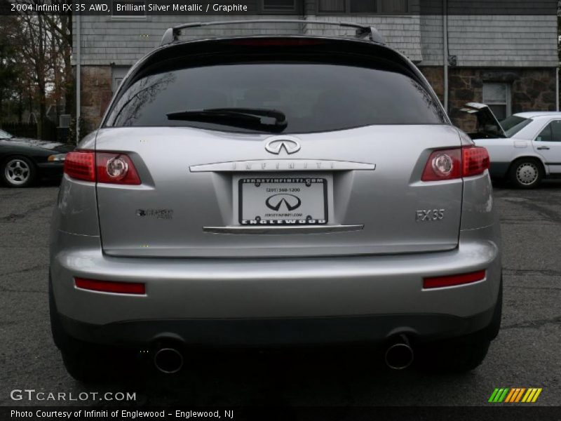 Brilliant Silver Metallic / Graphite 2004 Infiniti FX 35 AWD