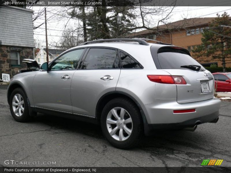 Brilliant Silver Metallic / Graphite 2004 Infiniti FX 35 AWD