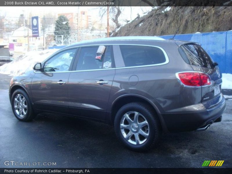 Cocoa Metallic / Cashmere/Cocoa 2008 Buick Enclave CXL AWD