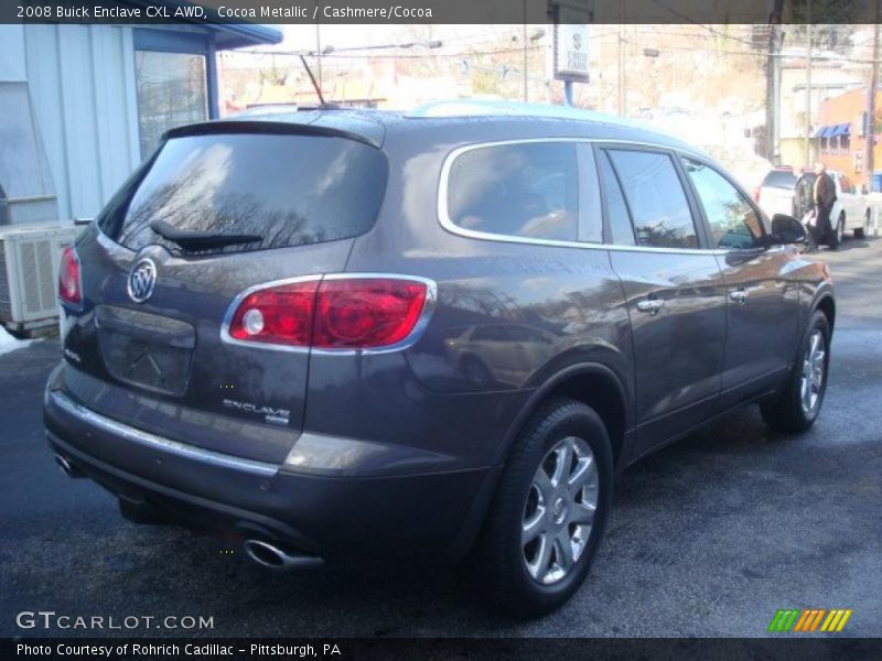Cocoa Metallic / Cashmere/Cocoa 2008 Buick Enclave CXL AWD