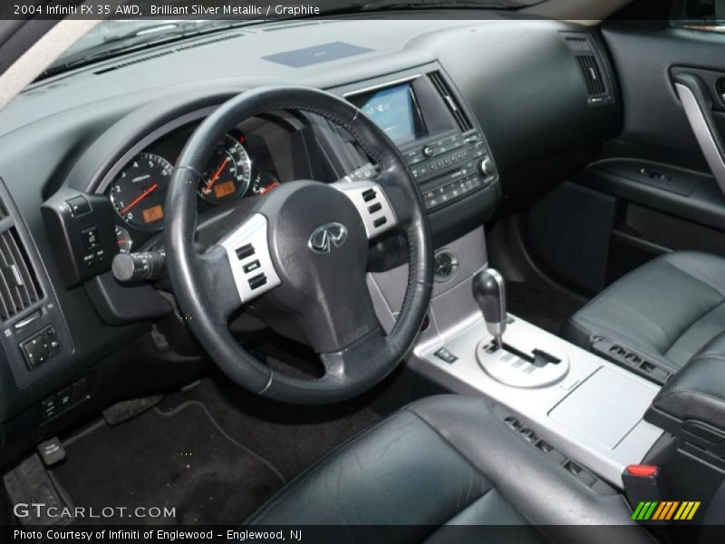 Brilliant Silver Metallic / Graphite 2004 Infiniti FX 35 AWD