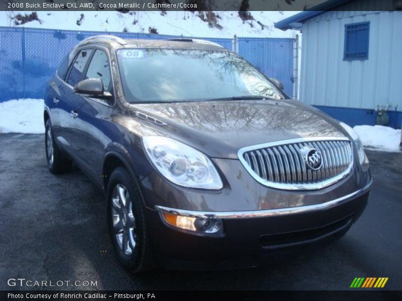 Cocoa Metallic / Cashmere/Cocoa 2008 Buick Enclave CXL AWD